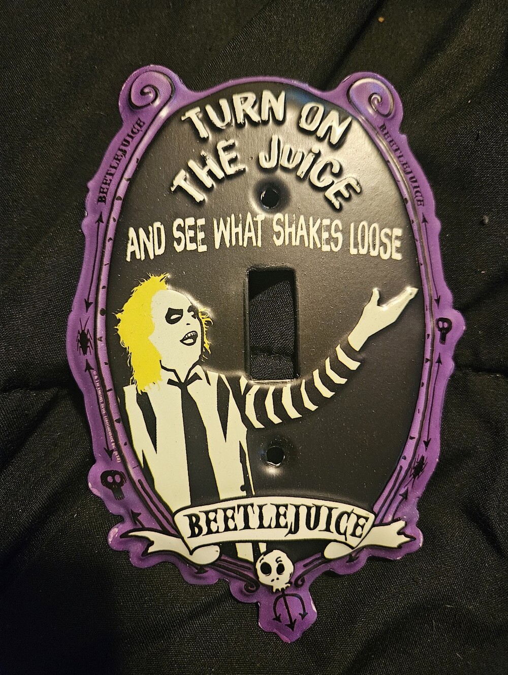 Hot Topic Beetlejuice Light Switch Plate